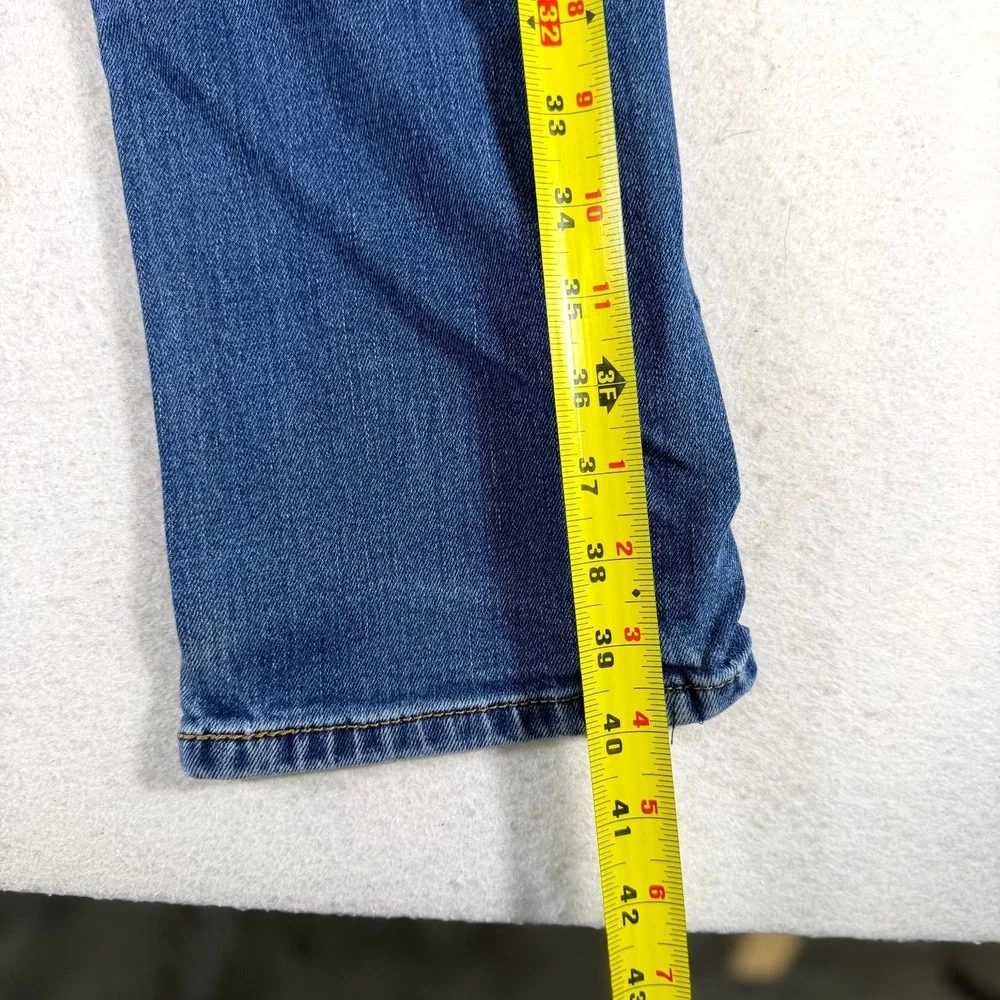 Levi's 511 Jeans Mens 34x32 Blue Denim Streetwear Grunge Americana Straight Leg